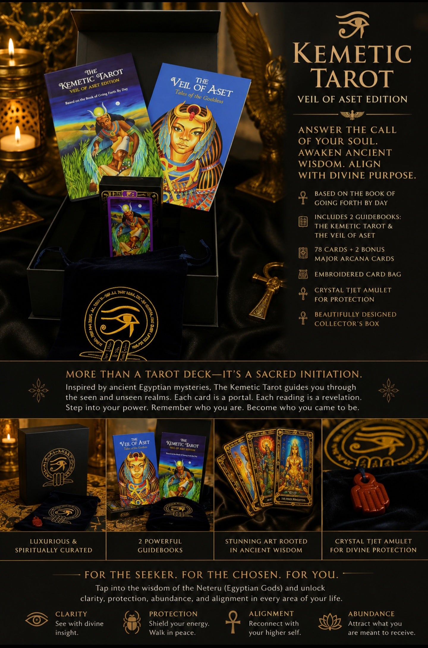 KEMETIC TAROT – VEIL OF ASET EDITION