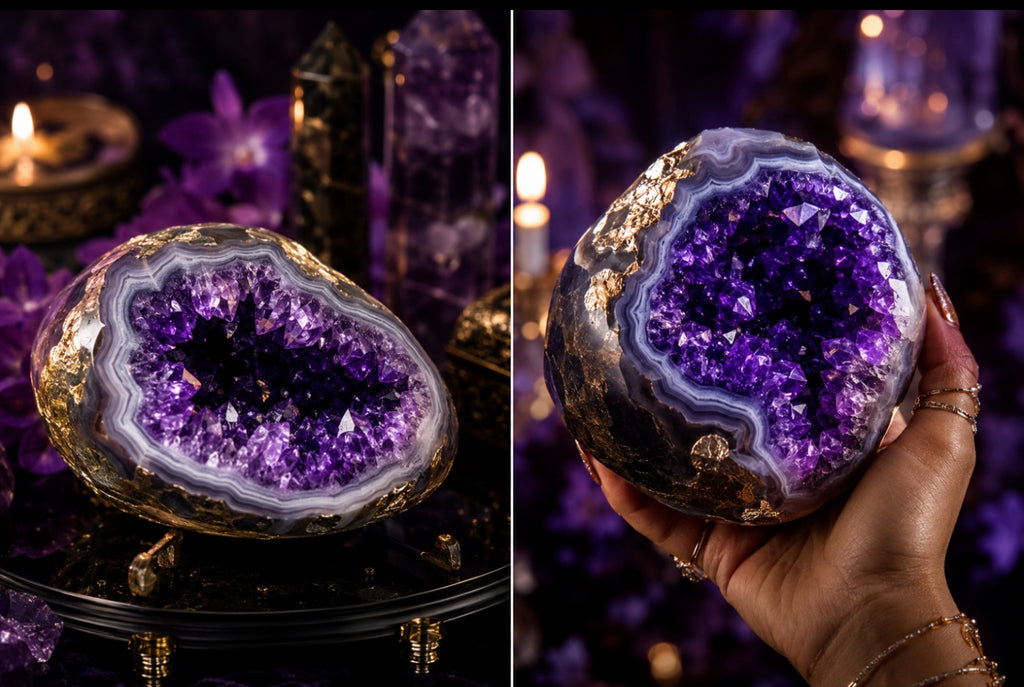 NATURAL AMETHYST GEODE – SACRED CLARITY EDITION
