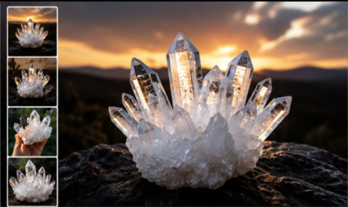 Celestial Light Quartz Cluster