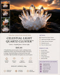 Celestial Light Quartz Cluster