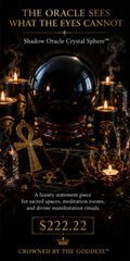 Shadow Oracle Obsidian Crystal Ball