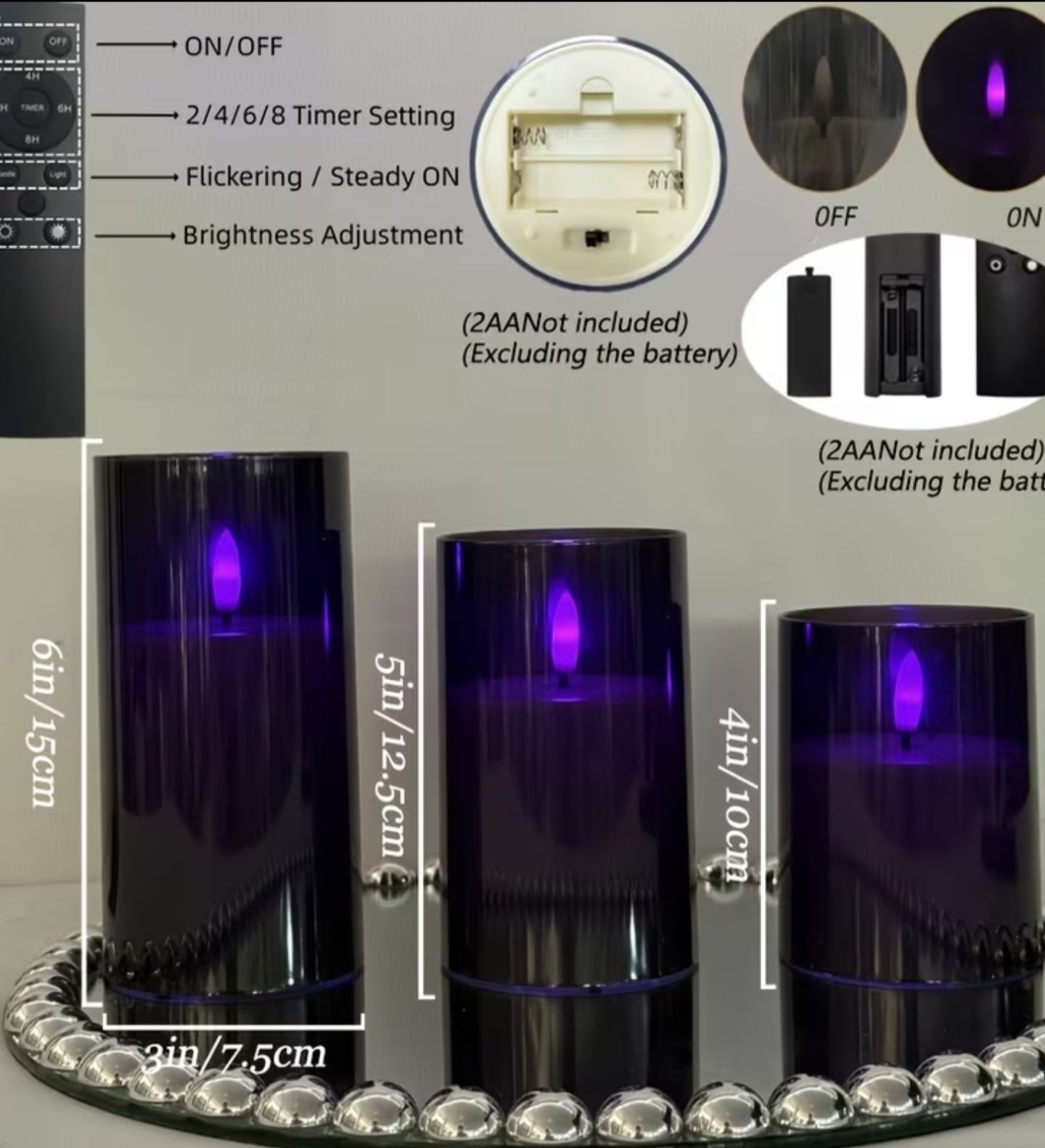 LED Candles with Remote