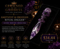Amethyst & Obsidian Ritual Dagger