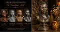 Personalized Goddess Legacy Bust Sculpture