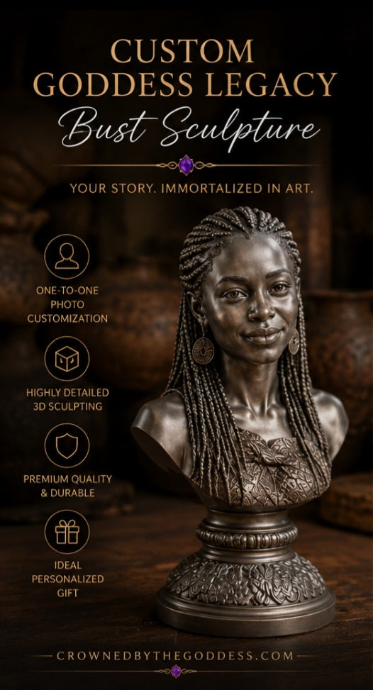 Personalized Goddess Legacy Bust Sculpture