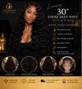 30" Goddess Loose Deep Wave HD Lace Wig